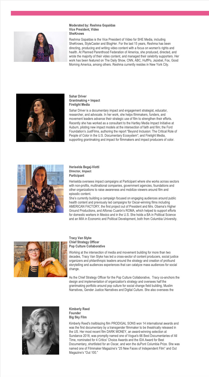 Social Change & Impact Filmmaking
