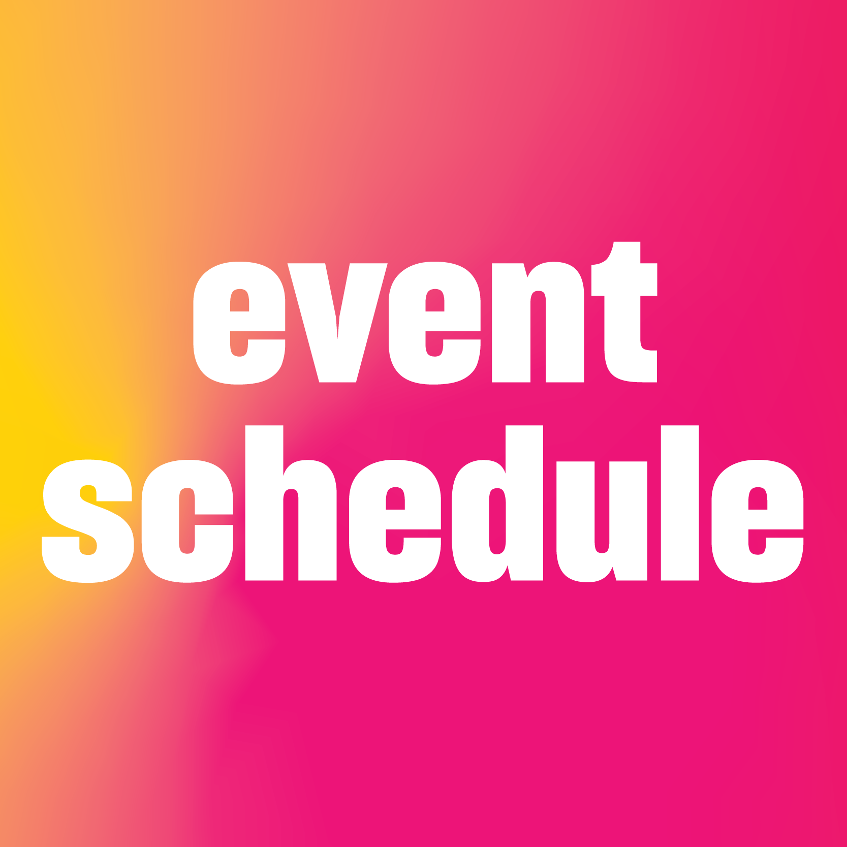 Event Schedule